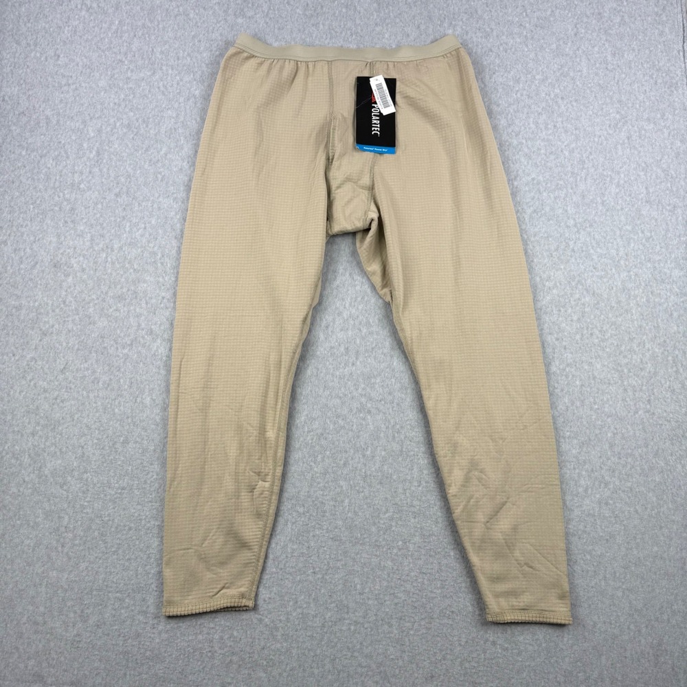US Military Pants Mens XL Regular Tan Gen III Level 2 ECWCS Polartec‎ Base Layer